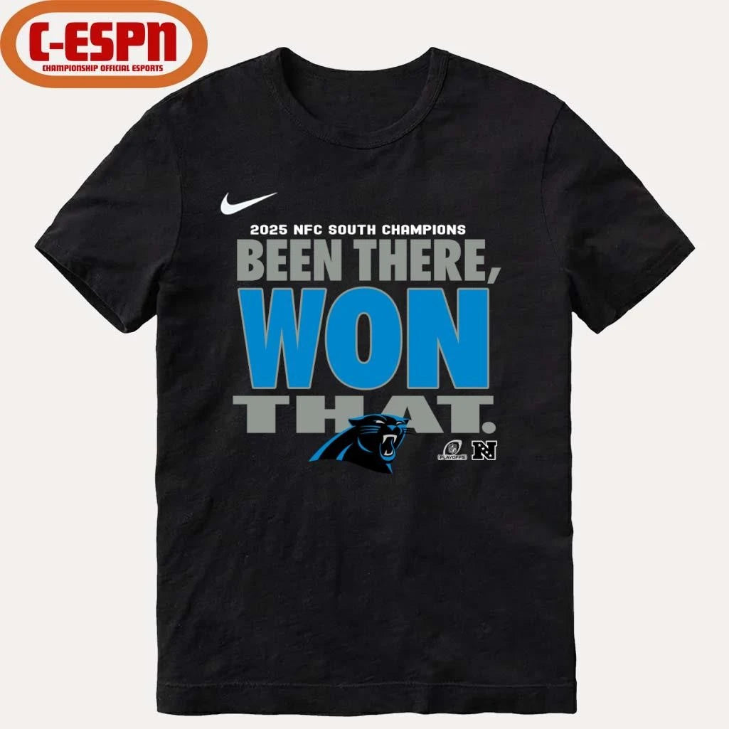 Official Been There, Won That Carolina Panthers NFC South Division Champions Shirt