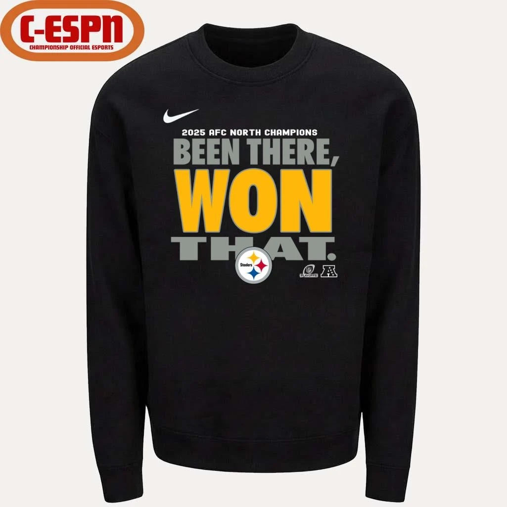 Official Been There, Won That Steelers AFC North Division Champions Shirt