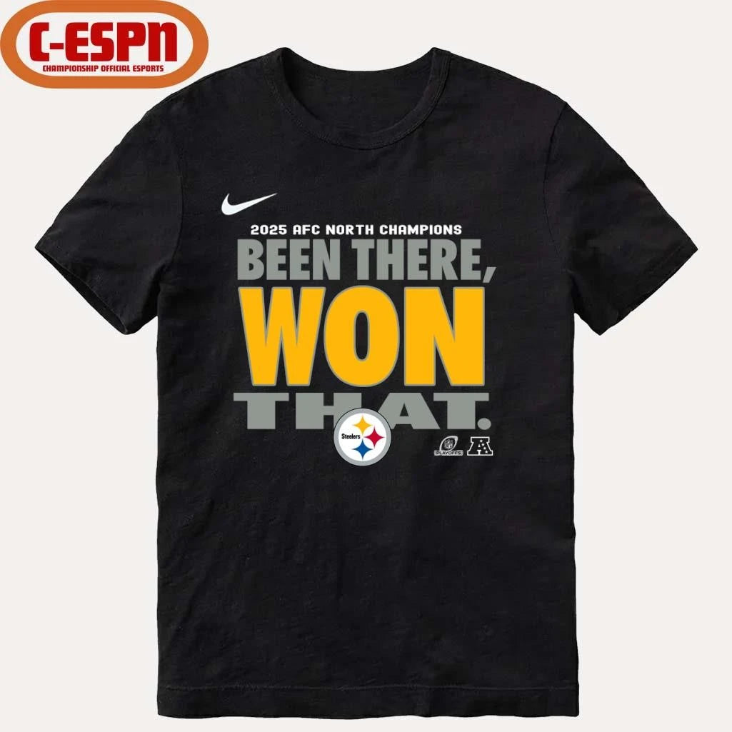 Official Been There, Won That Steelers AFC North Division Champions Shirt