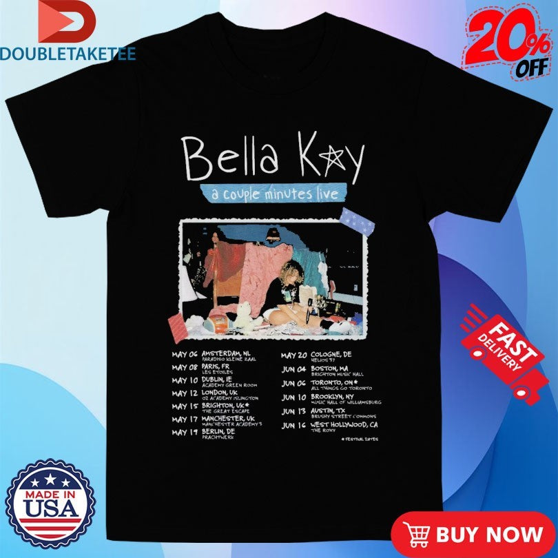 Official Bella Kay A Couple Minutes Live Tour 2026 Dates Shirts