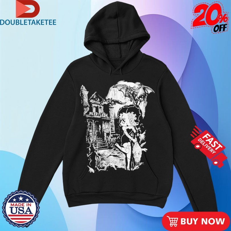Official Betty Boop Bettyween Piled Flesh Shirts
