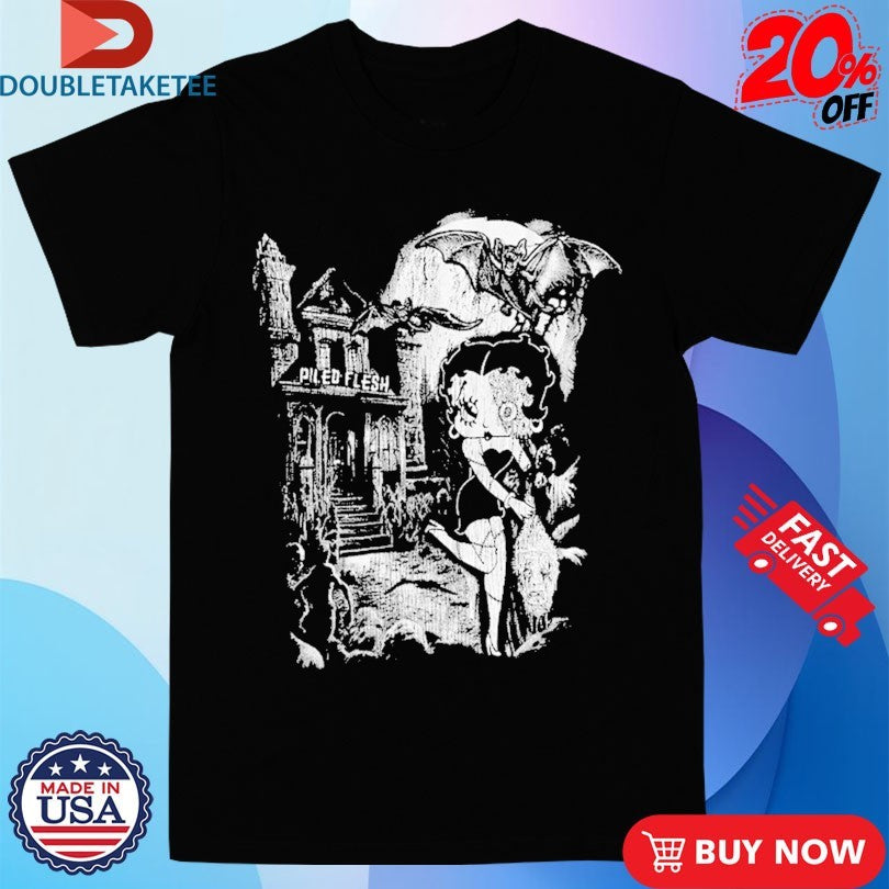 Official Betty Boop Bettyween Piled Flesh Shirts