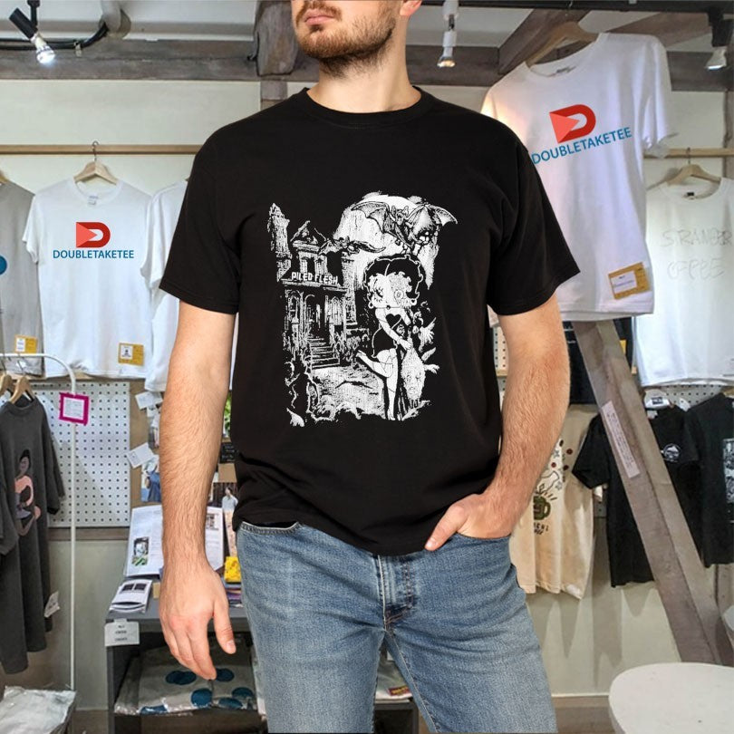 Official Betty Boop Bettyween Piled Flesh Shirts