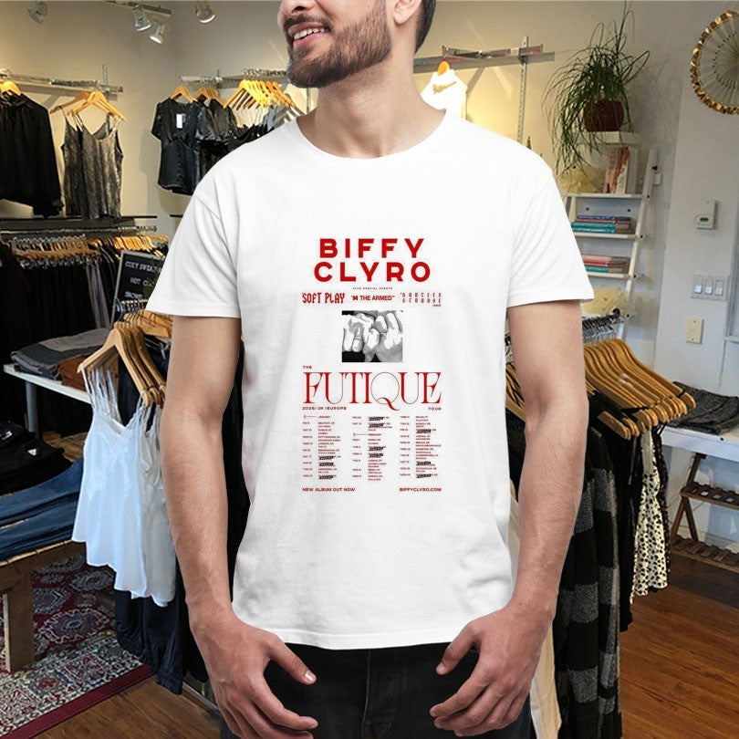 Official Biffy Clyro Futique 2026 Tour UK &amp; Europe Concert Hand Shirts