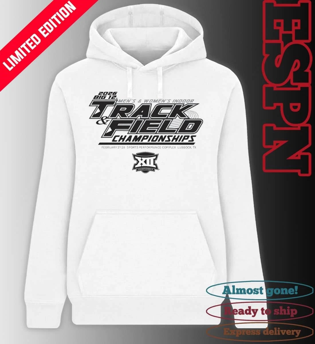 Official Big 12 2026 Men’s And Women’s Indoor Track &amp; Field Championships shirt