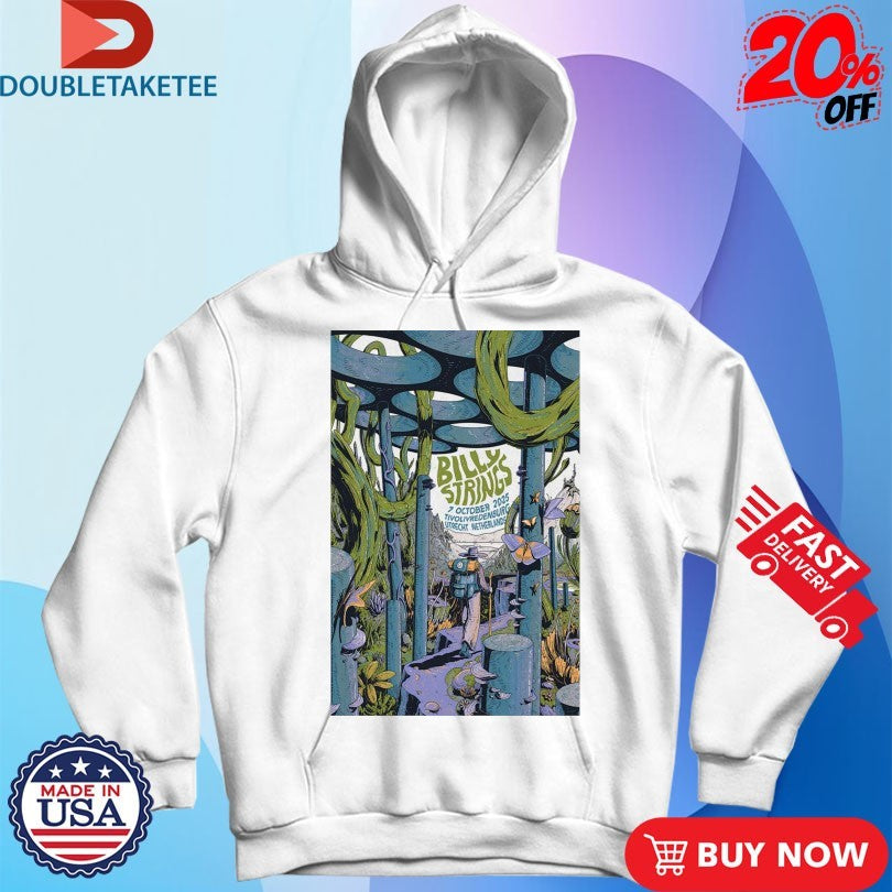 Official Billy Strings 10.08.2025 Utrecht, Netherlands Tour TivoliVredenburg Shirts