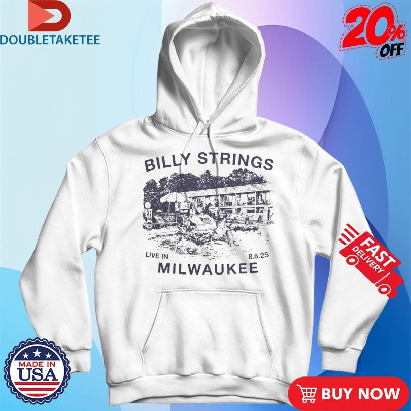 Official Billy Strings Live In Milwaukee Wisconsin August 8 2025 Shirts