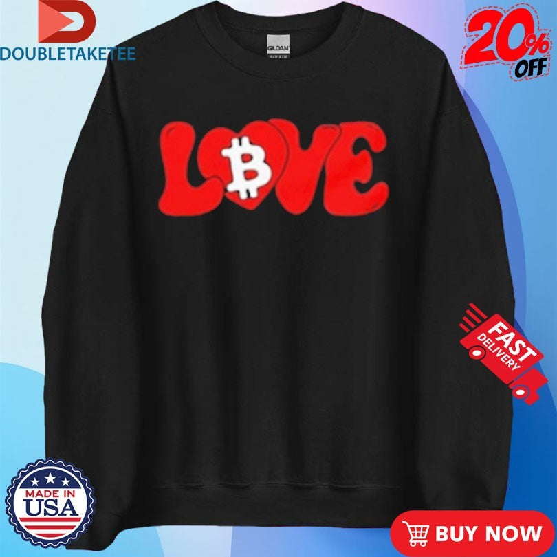 Official Bitcoin Love Heart Shirts