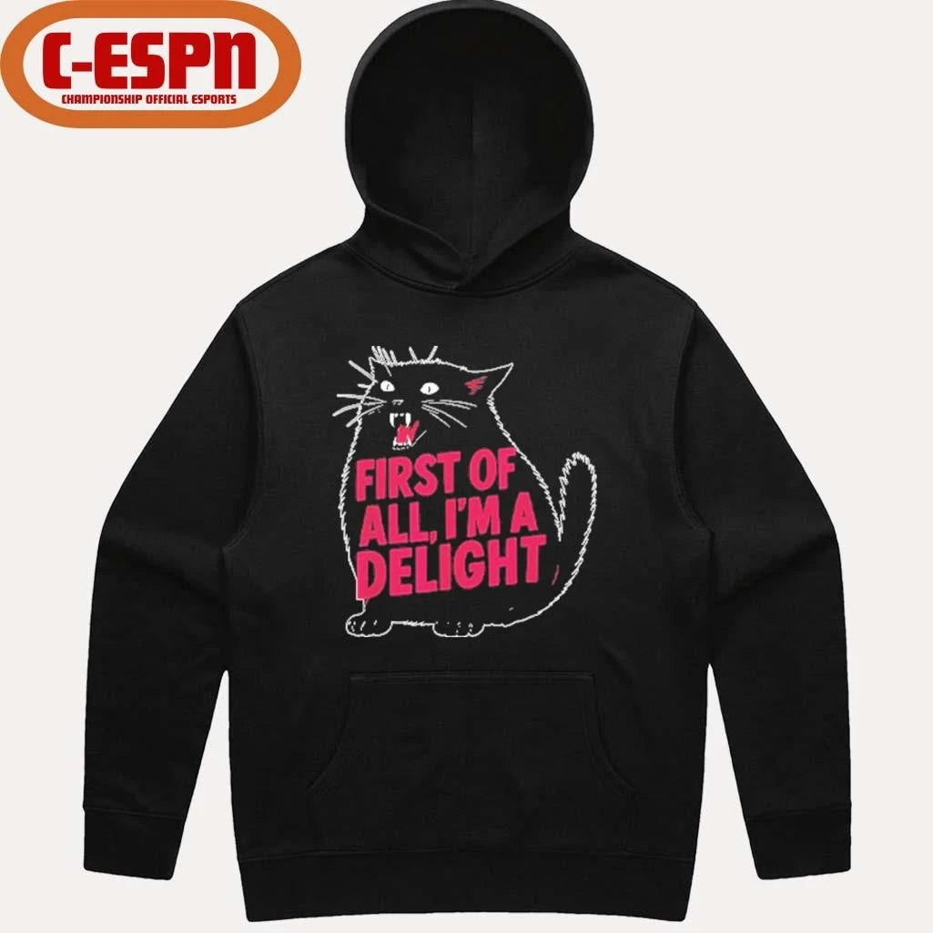 Official Black Cat First Of All I’m A Delight Shirt
