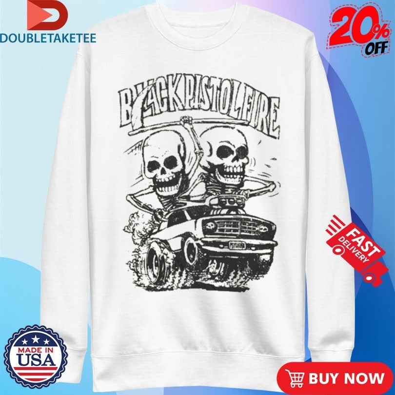Official Black Pistol Fire Wicked Racer Skull Shirts