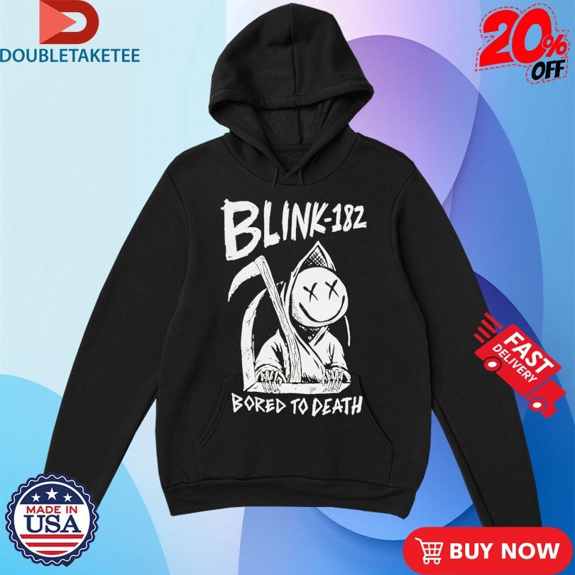 Official Blink 182 Bored To Death Grim Reaper Shirts