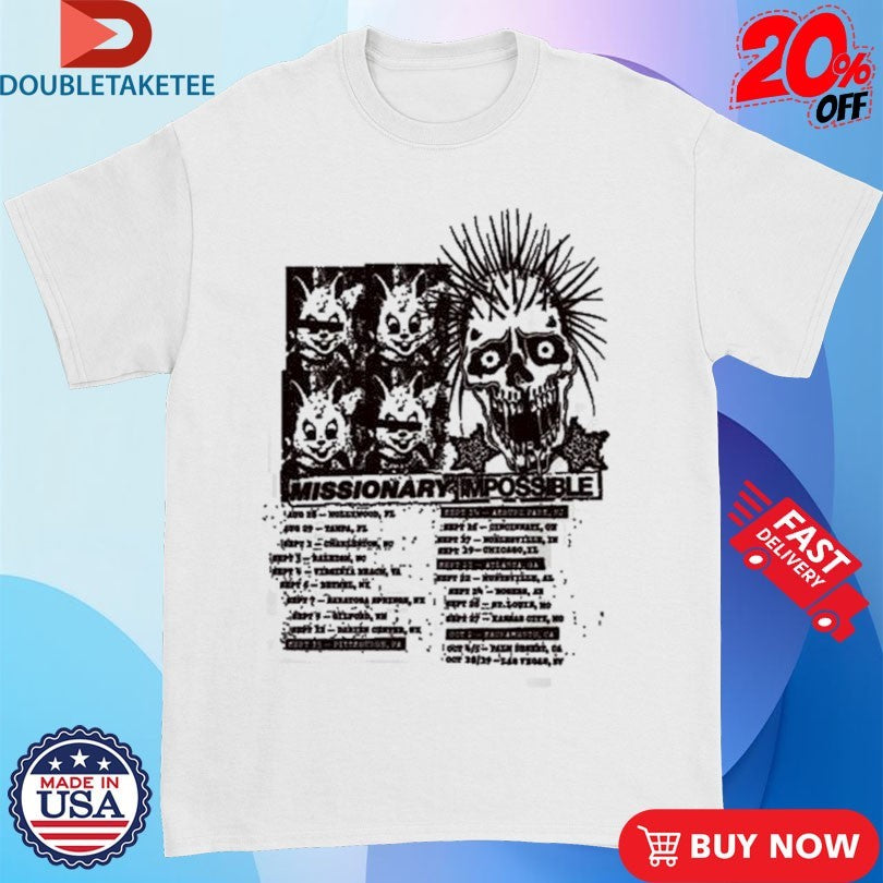 Official Blink-182 Missionary Impossible 2025 Tour Shirts