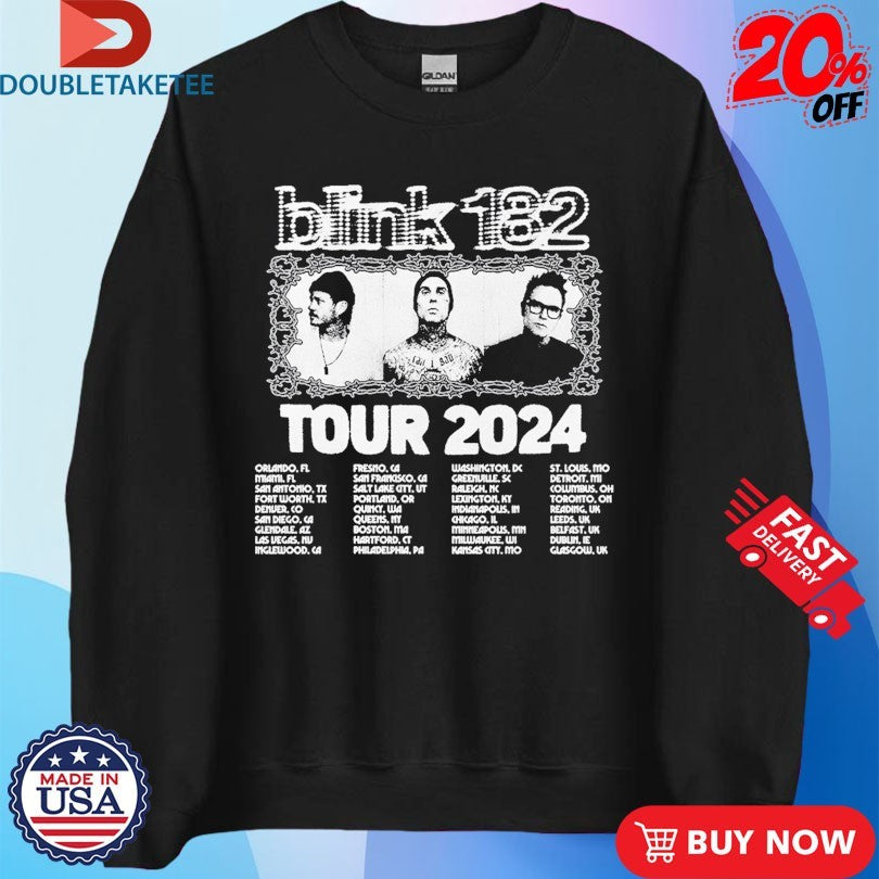 Official Blink 182 One More Time Tour 2024 Shirts