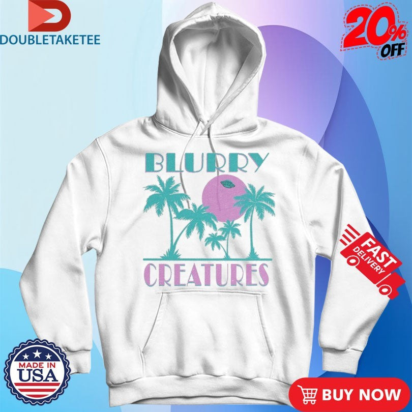 Official Blurry Creatures Miami Blur UFO Shirts