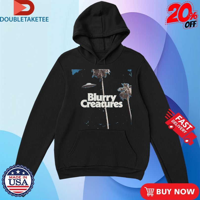 Official Blurry Creatures Palms UFO Shirts
