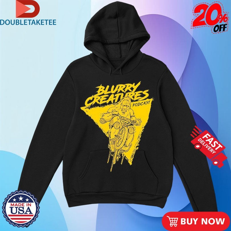 Official Blurry Creatures Podcast Motor Bigfoot Shirts