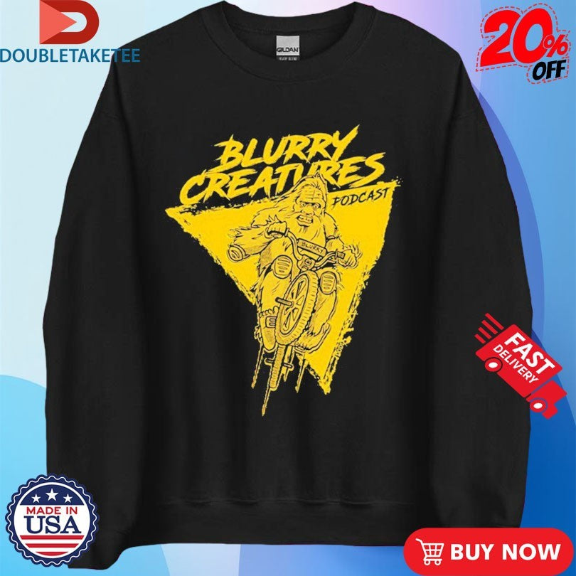 Official Blurry Creatures Podcast Motor Bigfoot Shirts