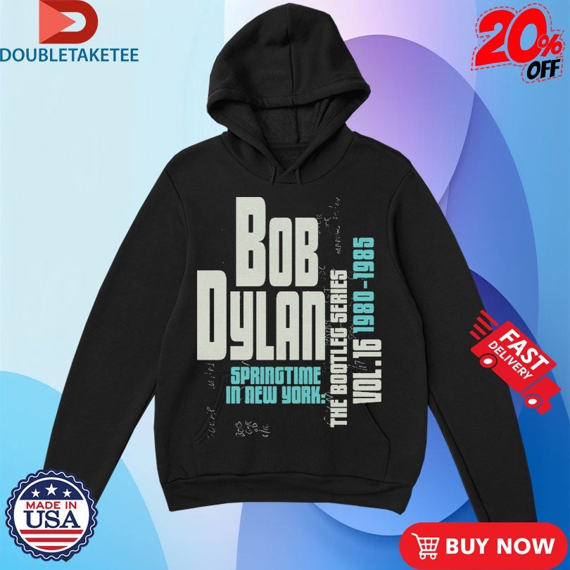 Official Bob Dylan Springtime In New York 1980 1985 Shirts