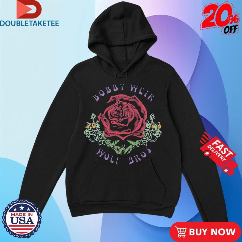 Official Bob Weir And Wolf Bros 2023 Rose Shirts