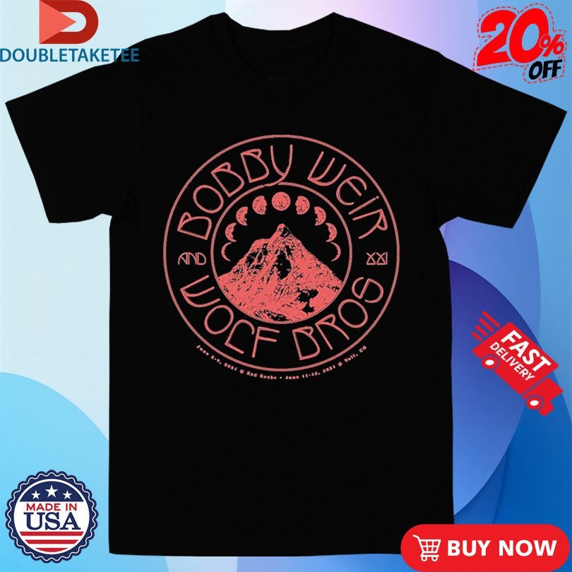 Official Bobby Weir And Wolf Bros Phases Of The Moon Shirts