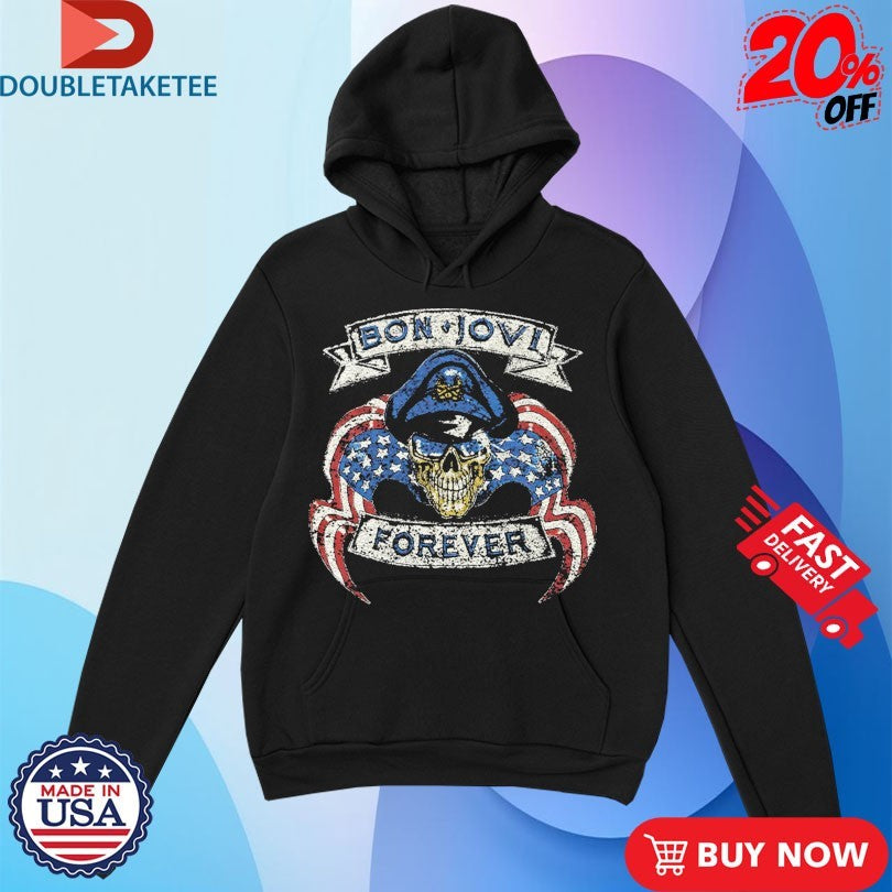 Official Bon Jovi Forever Skull Shirts