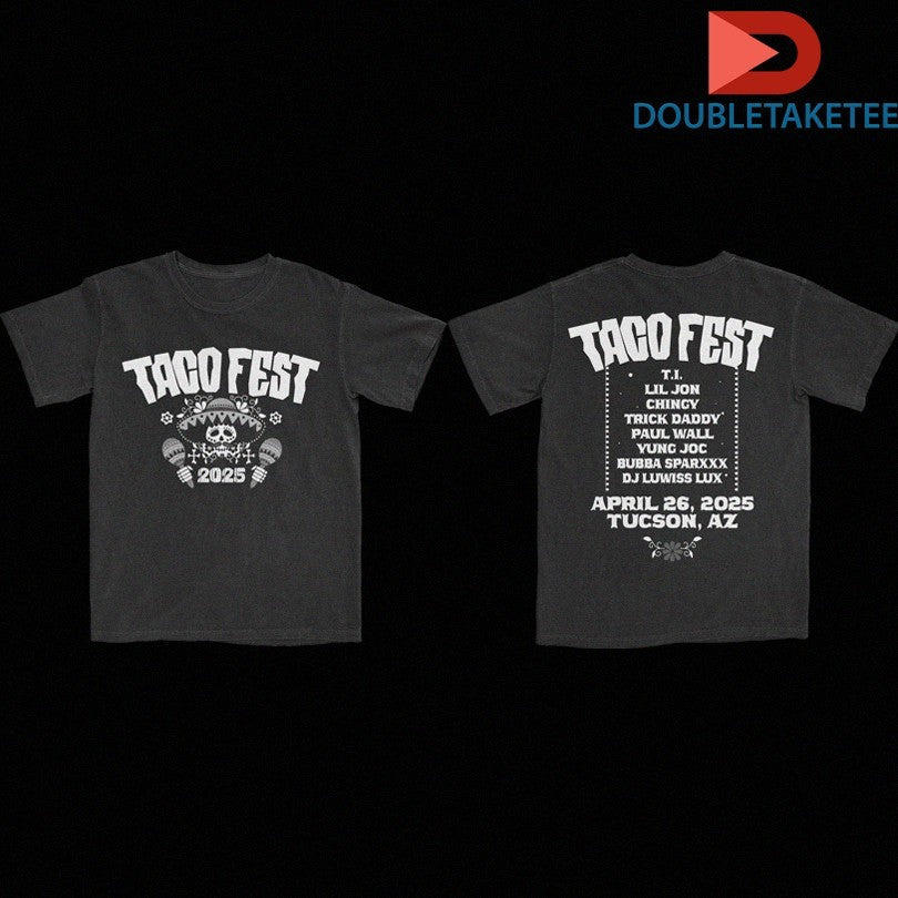 Official Boots In The Park Tucson Az Taco Fest 4.26 2025 Shirts