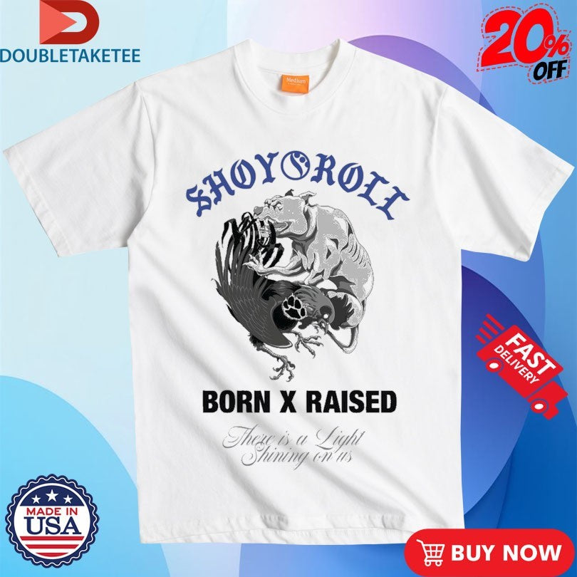 Official Born x Raised + Shoyoroll Pitbull Crow Shirts