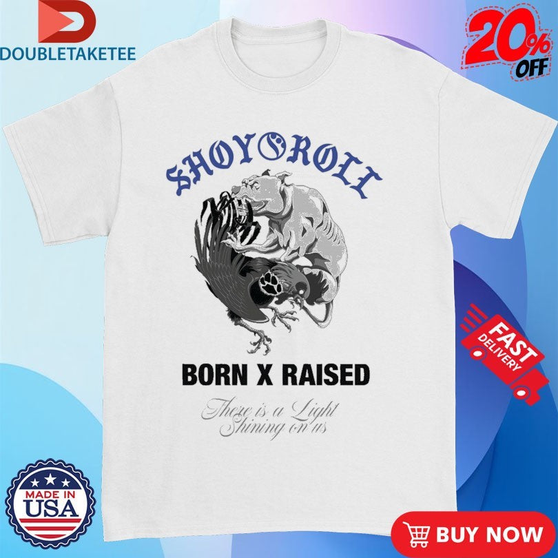 Official Born x Raised + Shoyoroll Pitbull Crow Shirts