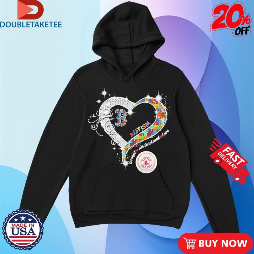 Official Boston Red Sox Accept Understand Love Heart Crystal Shirts