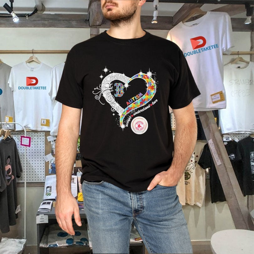 Official Boston Red Sox Accept Understand Love Heart Crystal Shirts