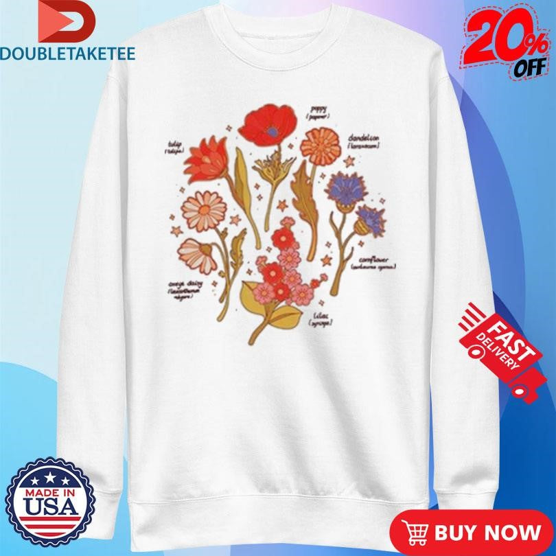 Official Botanical Revival Tulip Poppy Shirts