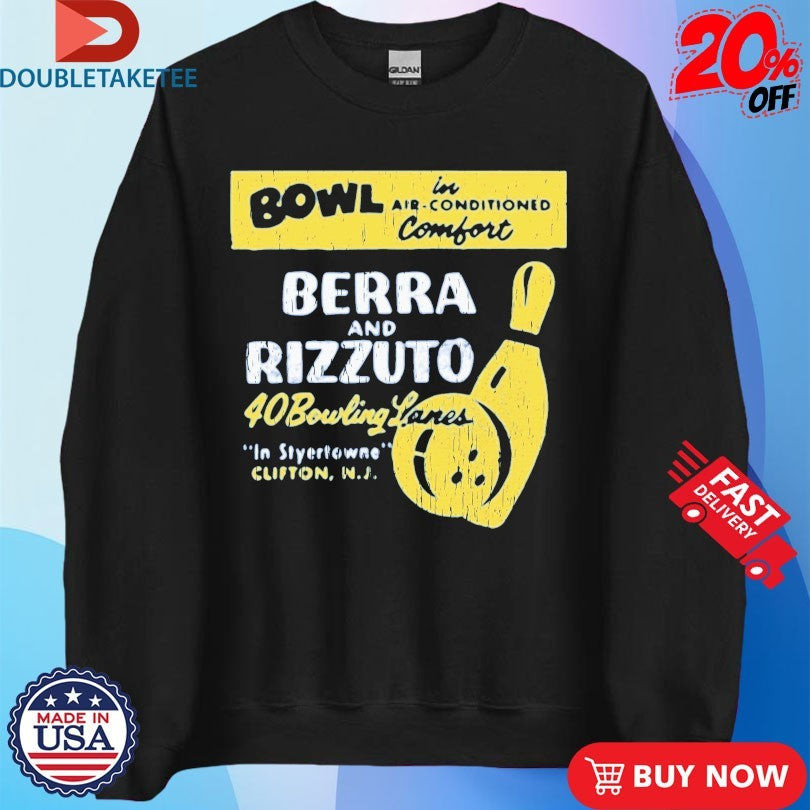 Official Bowl Berra And Rizzuto 40 Bowling Lanes Shirts