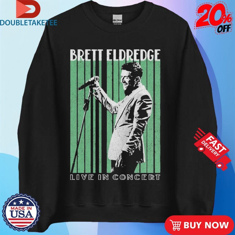 Official Brett Eldredge Live In Concert 2024 Photo Tour Shirts