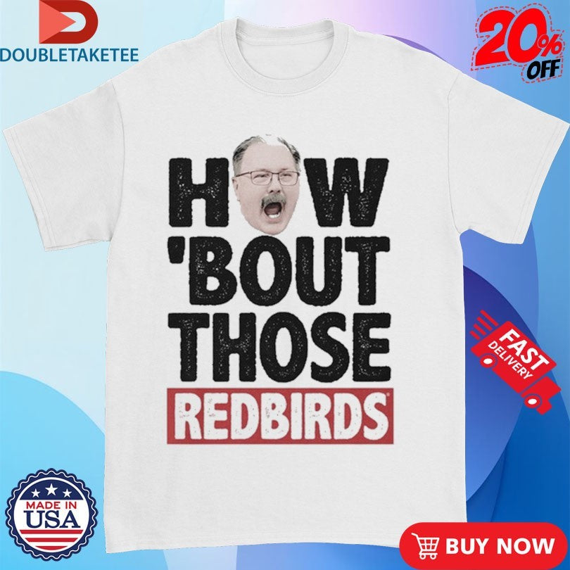 Official Brock Spack How ‘Bout Those Illinois State Redbirds Head T-shirt!s