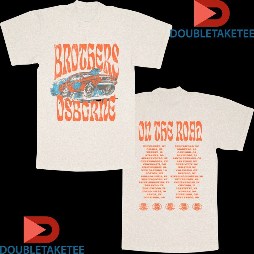 Official Brothers Osborne Hot Rod Tour 2024 2025 Shirts