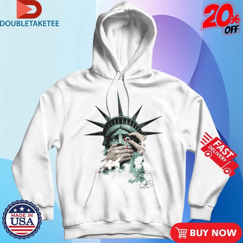 Official Bryan Andrews Are We Great Yet Liberty Statue Hands Shirts