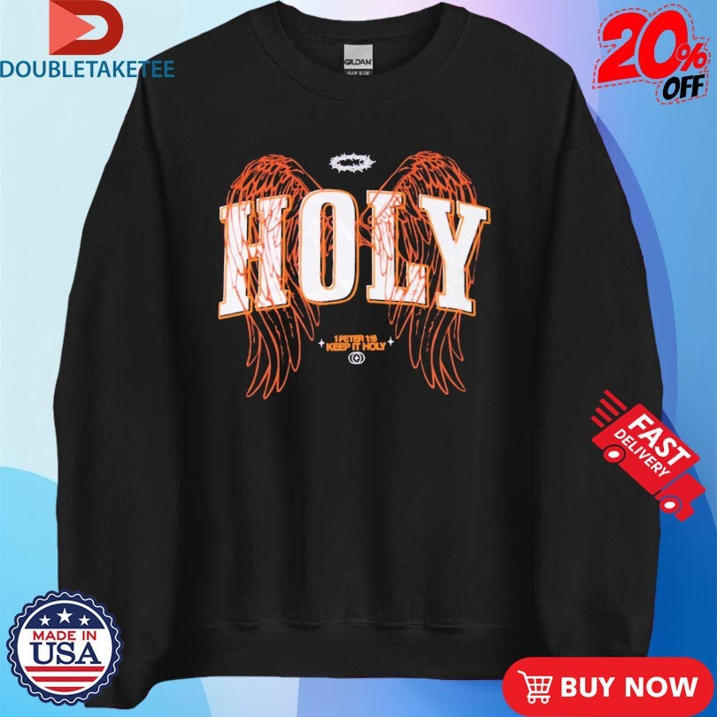 Official Bryson Gray Holy 1 Peter Keep It Holy Wings Shirts