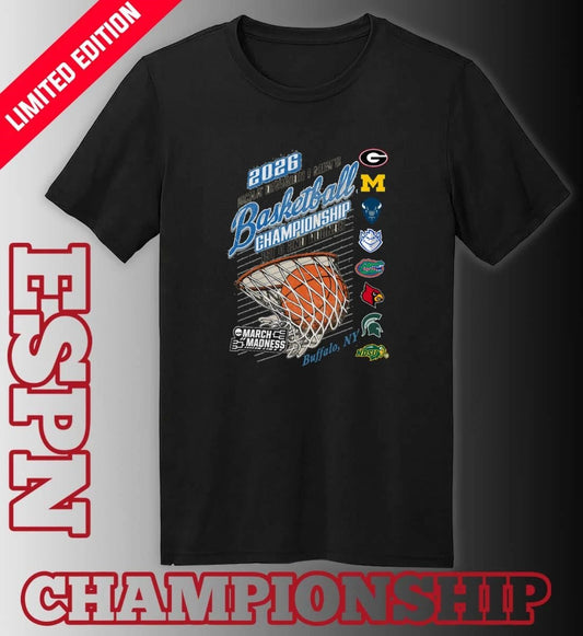 Official Buffalo, NY 2026 NCAA DI Men’s Basketball Championship – 1st, 2nd Rounds Shirt