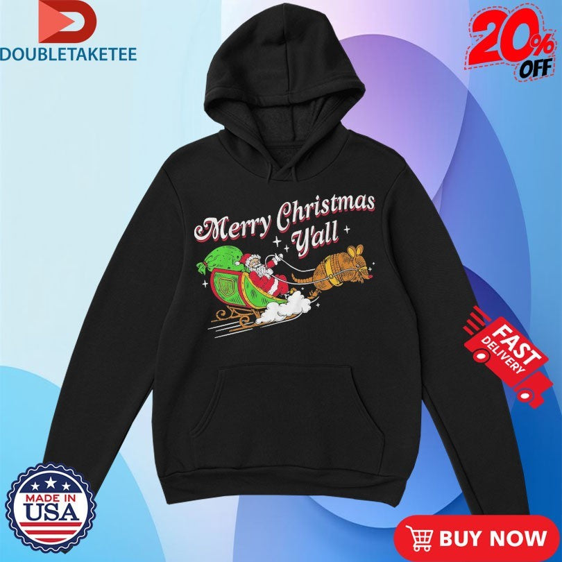 Official Bunker Branding Co. Merry Christmas Y’all Santa Shirts