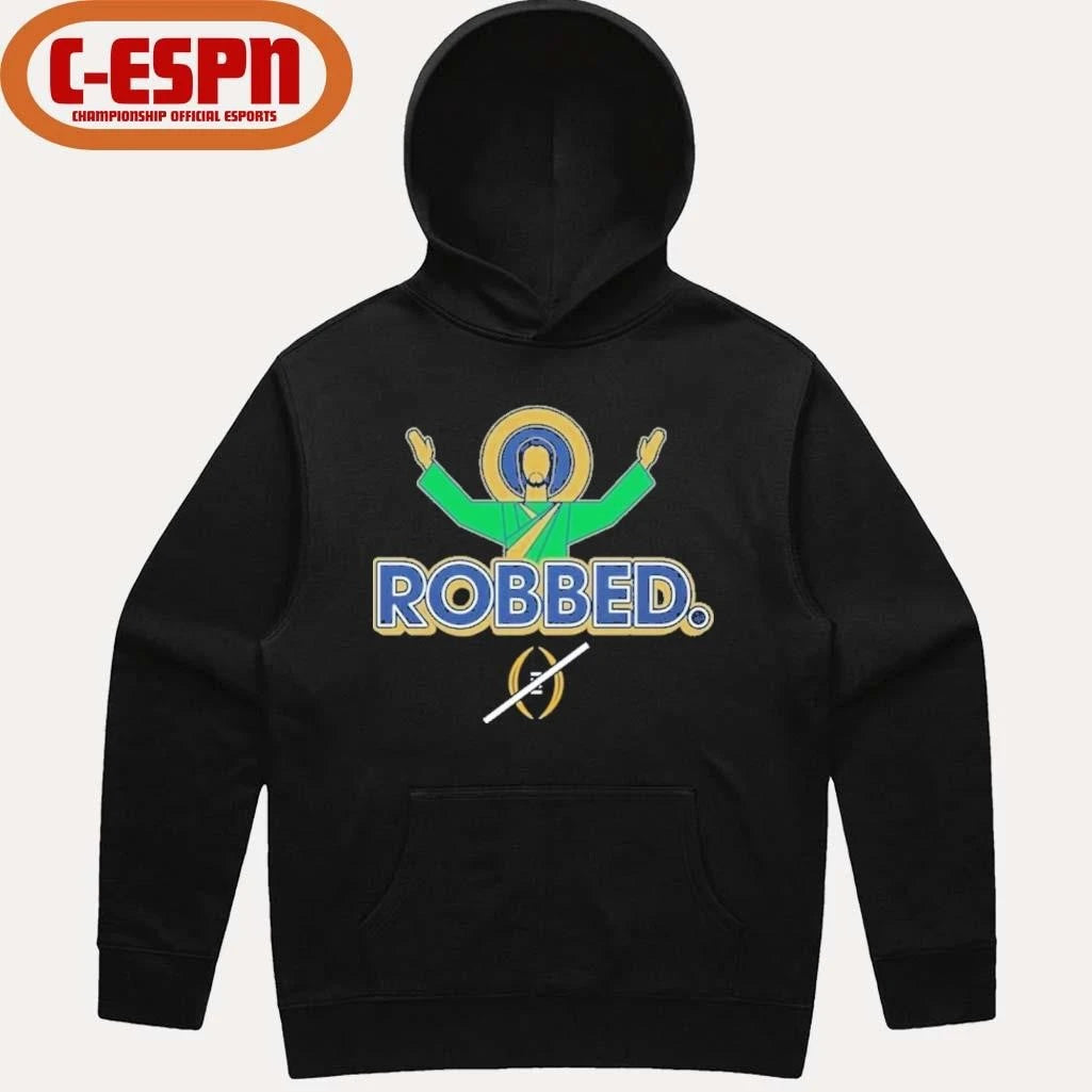 Official CFP ROBBED T-Shirt for Notre Dame College