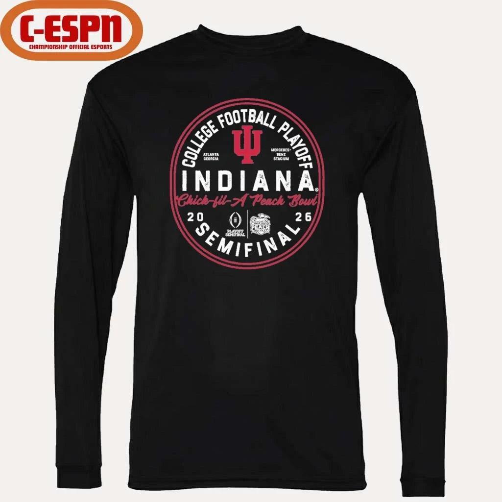 Official CFP Semifinal Indiana 2026 Peach Bowl Bound T-Shirt