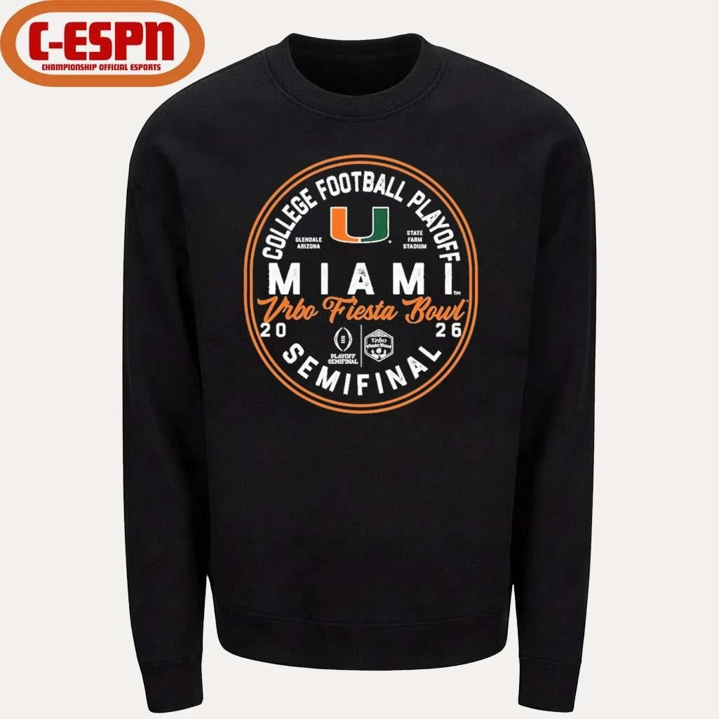 Official CFP Semifinal Miami 2026 Fiesta Bowl Bound T-shirt