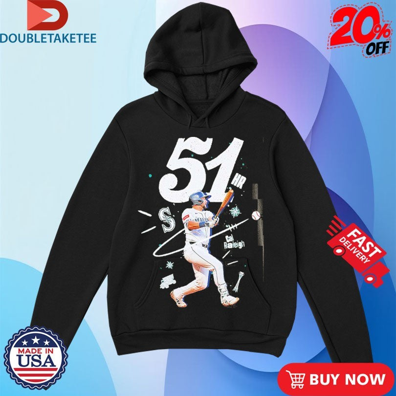 Official Cal Raleigh 51 Home Runs Seattle Mariners Shirts