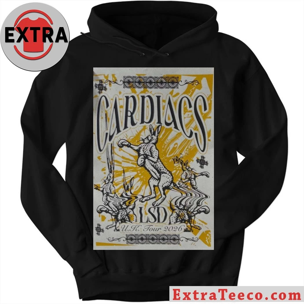 Official Cardiacs U.K Tour 2026 Poster Shirt