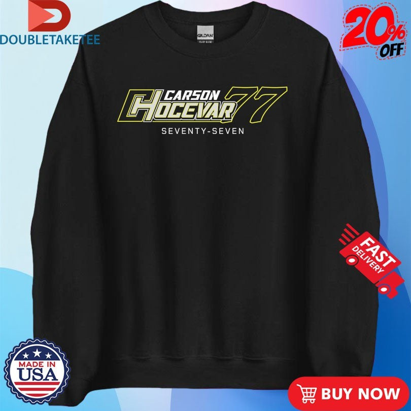 Official Carson Hocevar 77 Logo Shirts