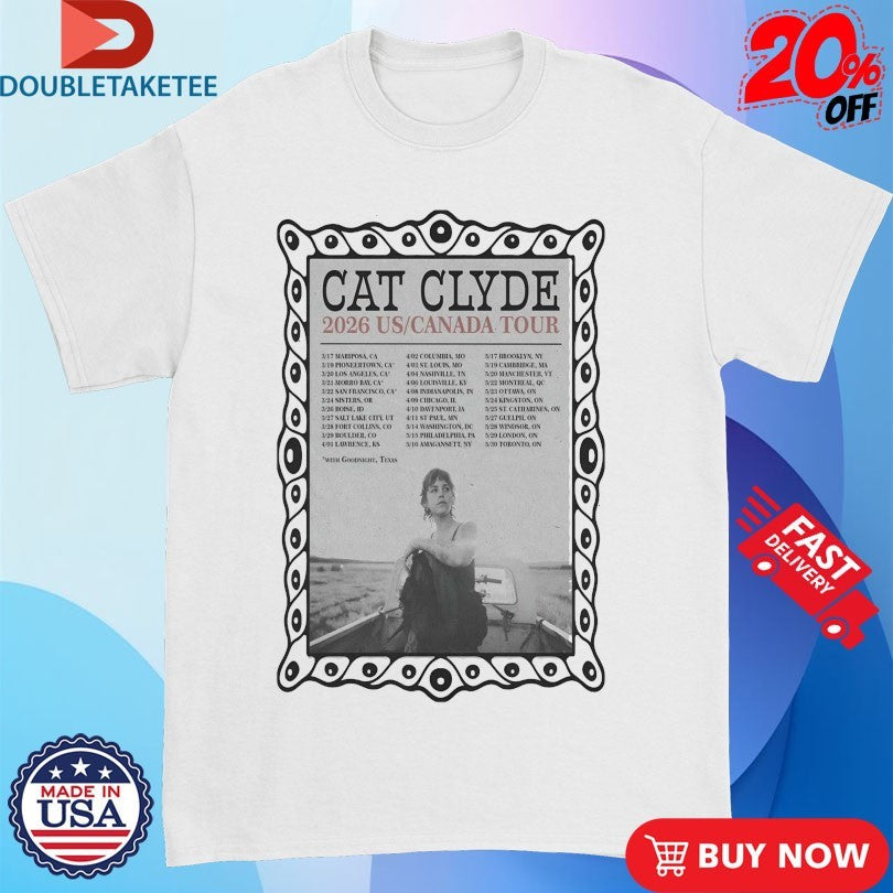 Official Cat Clyde US-Canada Tour 2026 Shirts