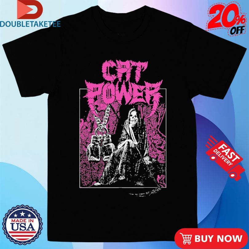 Official Cat Power Trip Grim Reaper T-Shirtss
