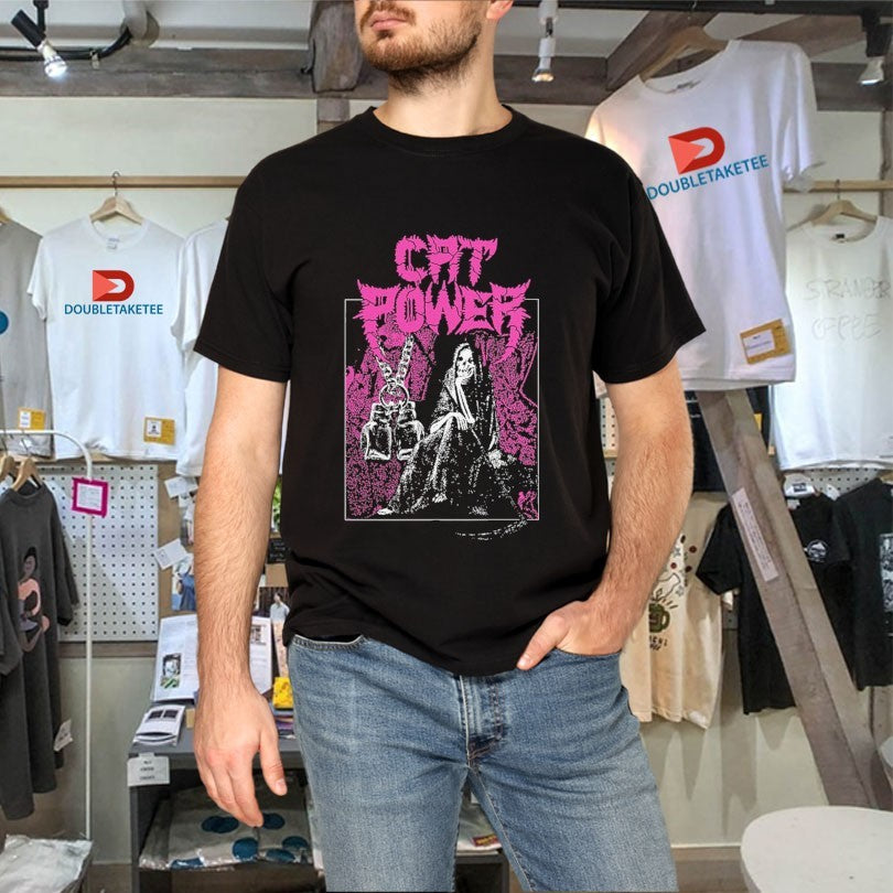 Official Cat Power Trip Grim Reaper T-Shirtss