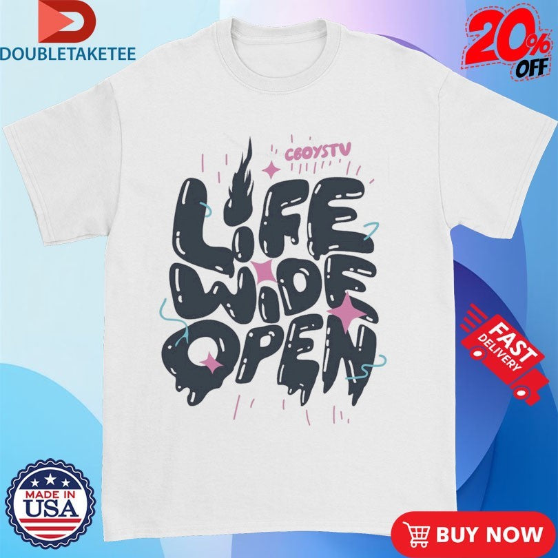Official CboysTV Life Wide Open Dripping Shirts