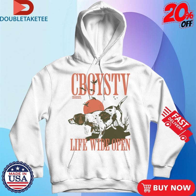 Official Cboystv Life Wide Open Man’s Best Friend Dog Shirts